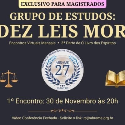 Grupo de Estudos: As Dez Leis Morais